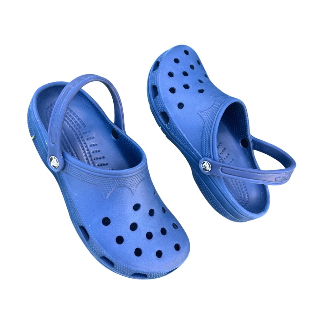 Crocs Adult Classic Clogs Unisex Size Men's 10-11 Women's 12-14 Navy Blue Shoe